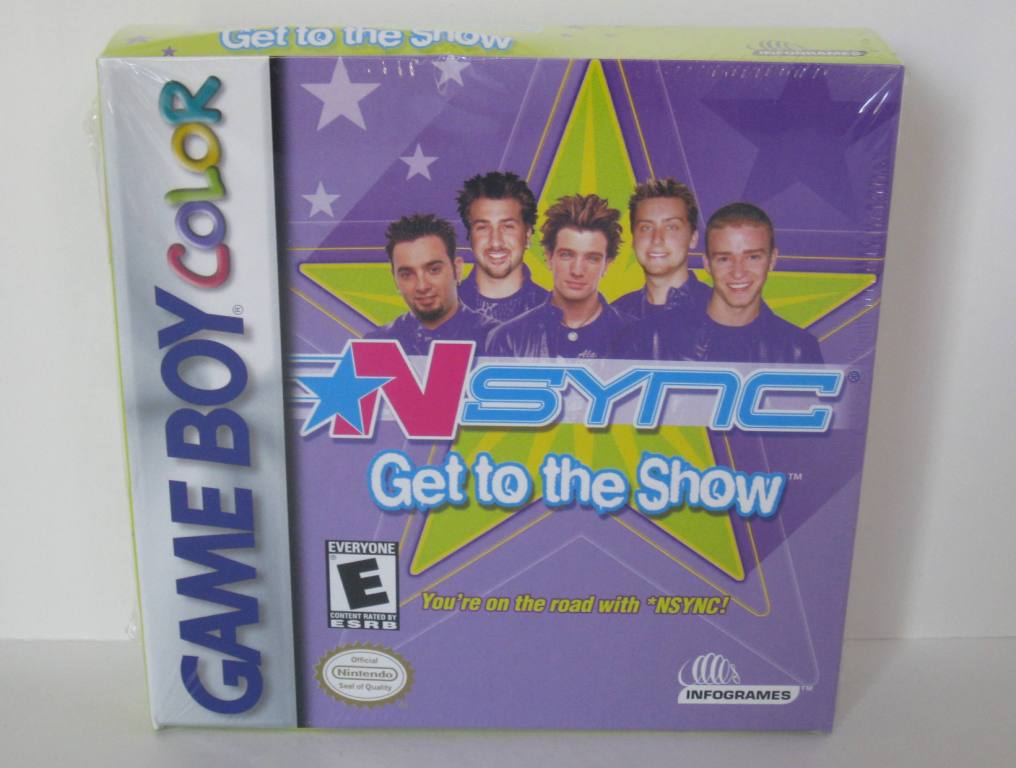 NSYNC: Get to the Show (SEALED) - Gameboy Color Game